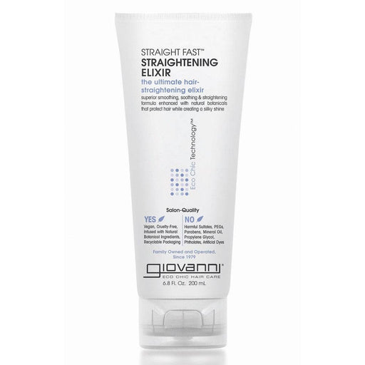 Giovanni Straight Fast Straightening Elixir 250ml - Curly Stop