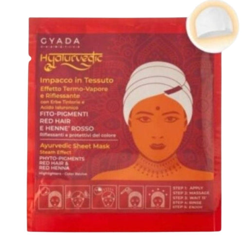 Gyada Cabello Hyalurvedic Impacco Ayurvedico In Tessuto Riflessante Red Haira - Curly Stop