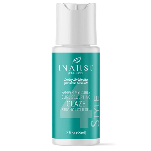Inahsi Naturals Pamper My Curl Curl Sculpting Glaze Strong Hold Gel - Curly Stop