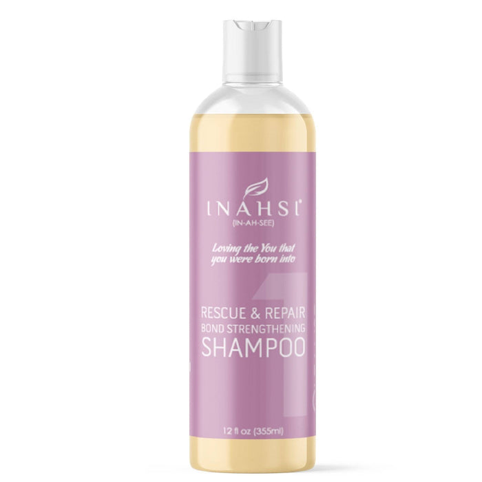 Inahsi Naturals Rescue & Repair Bond Strengthening Champú - Curly Stop