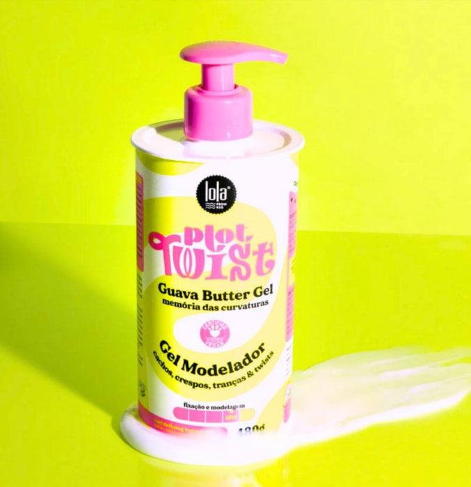 Lola Cosmetics Plot Twist Guava Butter Gel Modelador 480g - Curly Stop