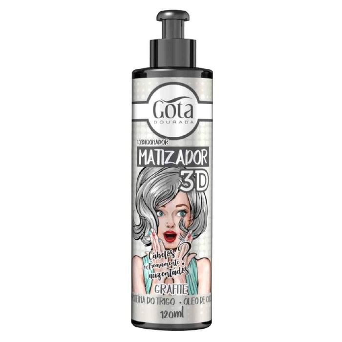 Matizador 3D 120ml Gota Dourada - Curly Stop