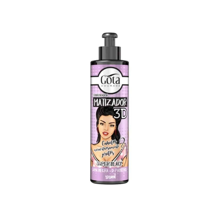 Matizador 3D 120ml Gota Dourada - Curly Stop