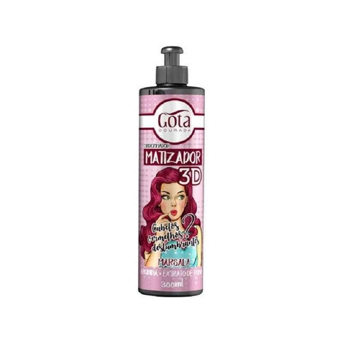 Matizador 3D 120ml Gota Dourada - Curly Stop