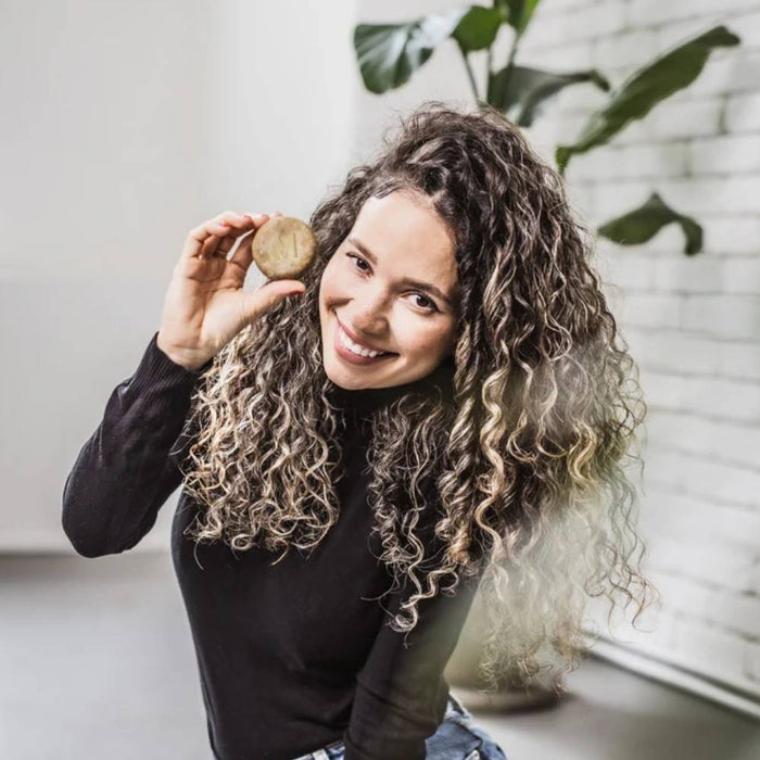 Melenastica Champú Renovador Capilar Moringa y Brocoli 80g - Curly Stop