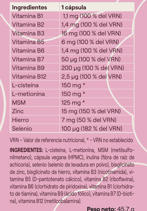 Melenastica Good Vitamins Good Hair Good Body 60cps - Curly Stop