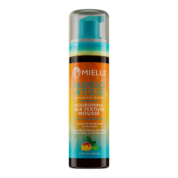 Mielle Mango & Tulsi Nourishing Silk Texture Mousse 222ml - Curly Stop