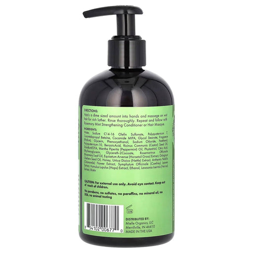 Mielle Rosemary Mint Strengthening Champú 355ml - Curly Stop