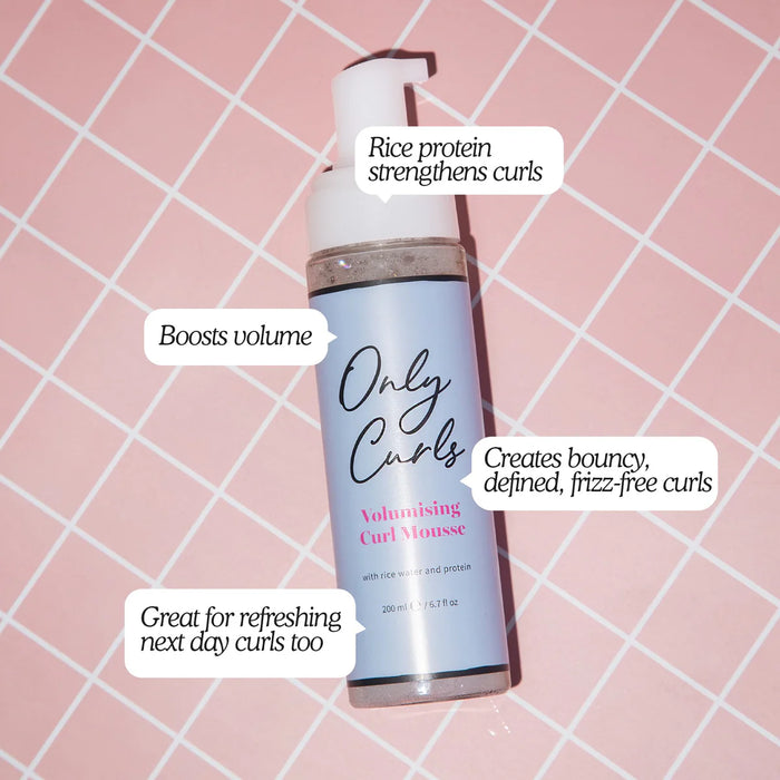 Only Curls Volumising Curl Mousse 200ml - Curly Stop