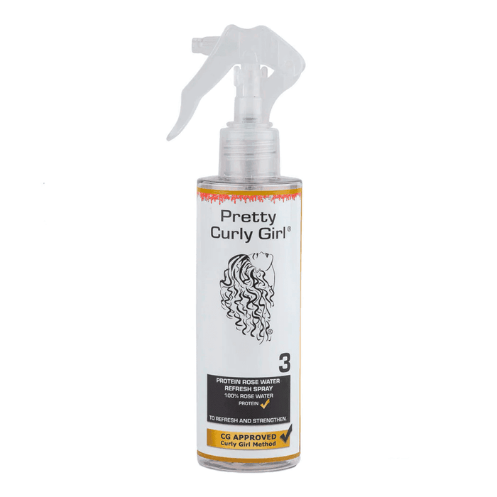 Pretty Curly Girl Protein Rose Water Refresh Spray 200ml - Curly Stop