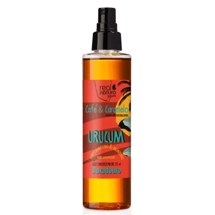 Real Natura Cafe & Caramelo Urucum Bronceador 200ml - Curly Stop