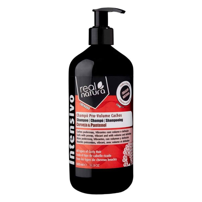 Real Natura Pro-Volume Cachos Champú 500ml - Curly Stop