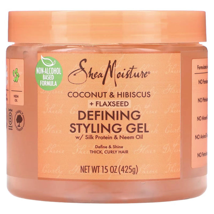 Shea Moisture Coconut & Hibiscus Defining Styling Gel 425g - Curly Stop