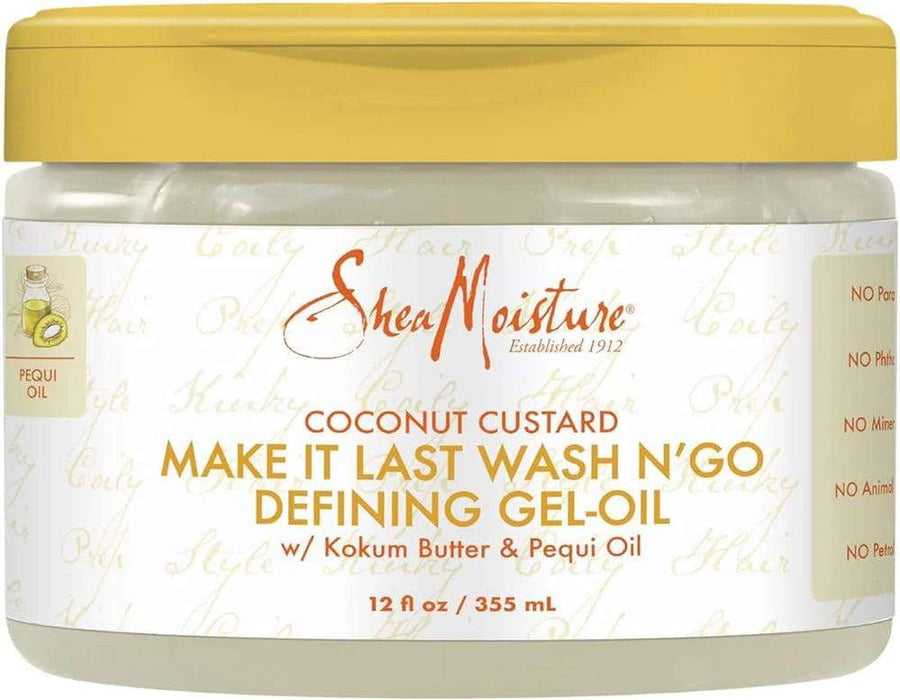 Shea Moisture Coconut Custard Make It Last Wash N´ Go Pack - Curly Stop