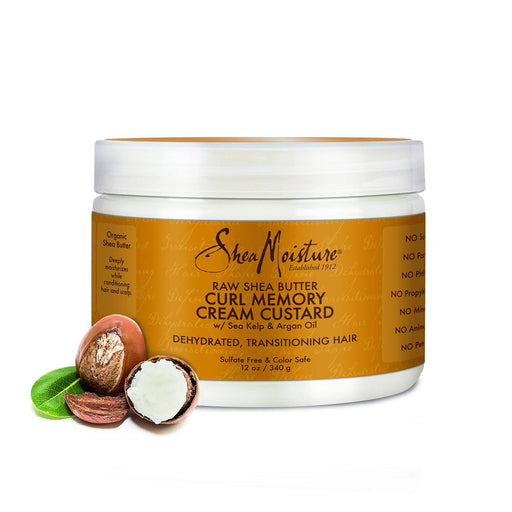 Shea Moisture Raw Shea Butter Curl Memory Cream Custard 340g - Curly Stop