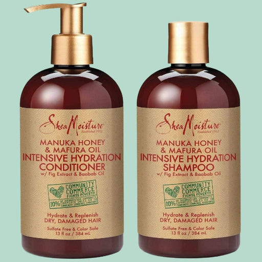 Shea Moisutre Manuka Honey & Mafura Oil Pack Champú y Aconcionador - Curly Stop