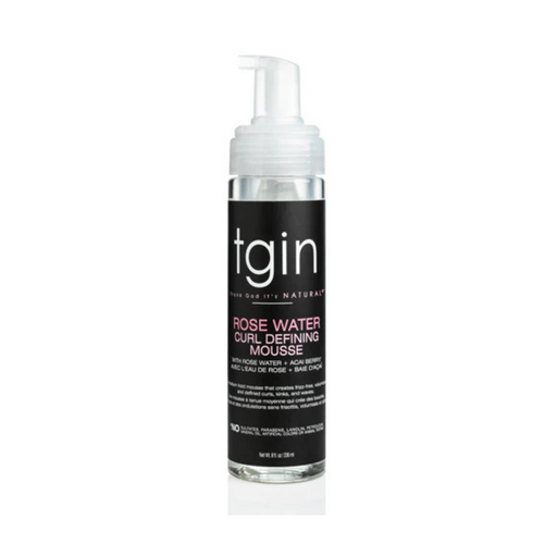 Tgin Rose Water Curl Defining Mousse 236ml - Curly Stop