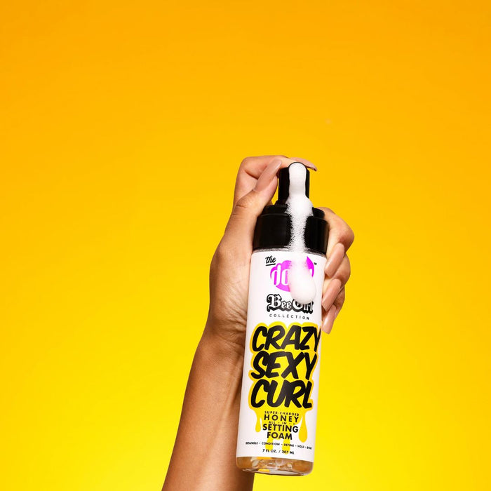 The Doux Bee Girl Crazy Sexy Curl Honey Setting Foam 207ml - Curly Stop