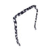 Zazzy Bandz Gingham in White and Black - Curly Stop
