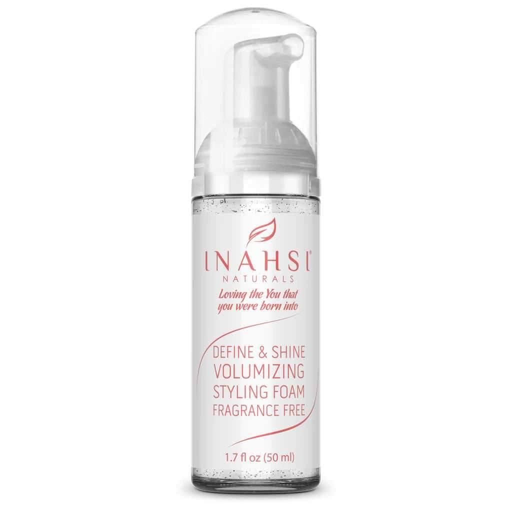 Inahsi Naturals Define & Shine Volumizing Styling Foam - Curly Stop