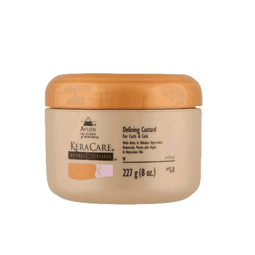 KeraCare Natural Textures Defining Custard 227g - Curly Stop